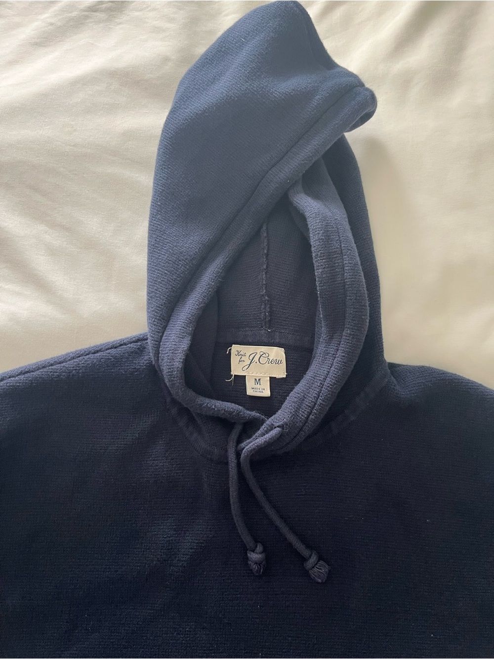 J. Crew Dark Navy Hooded Pullover